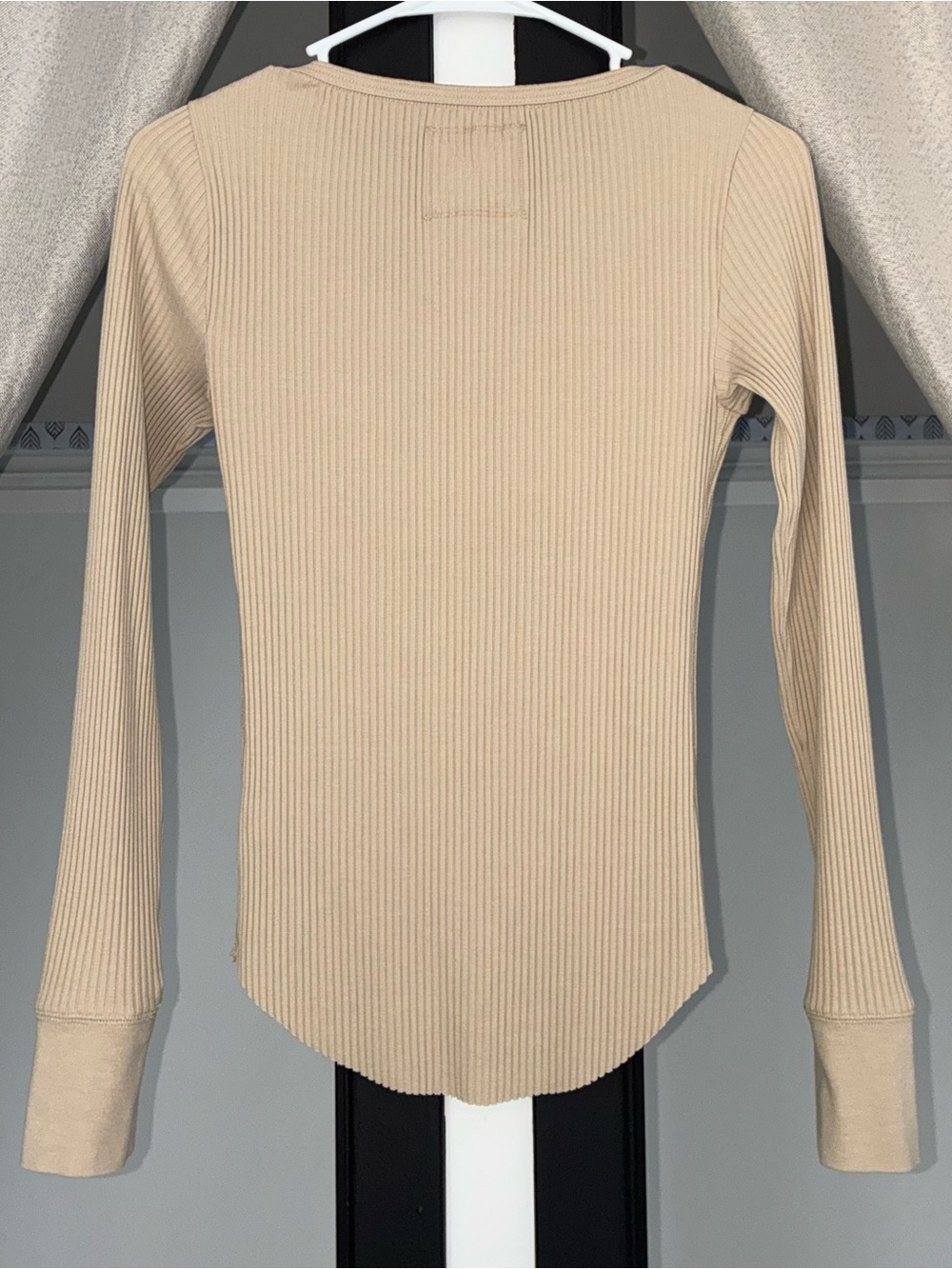 Aerie - Ribbed Henley - Picture 5 of 9